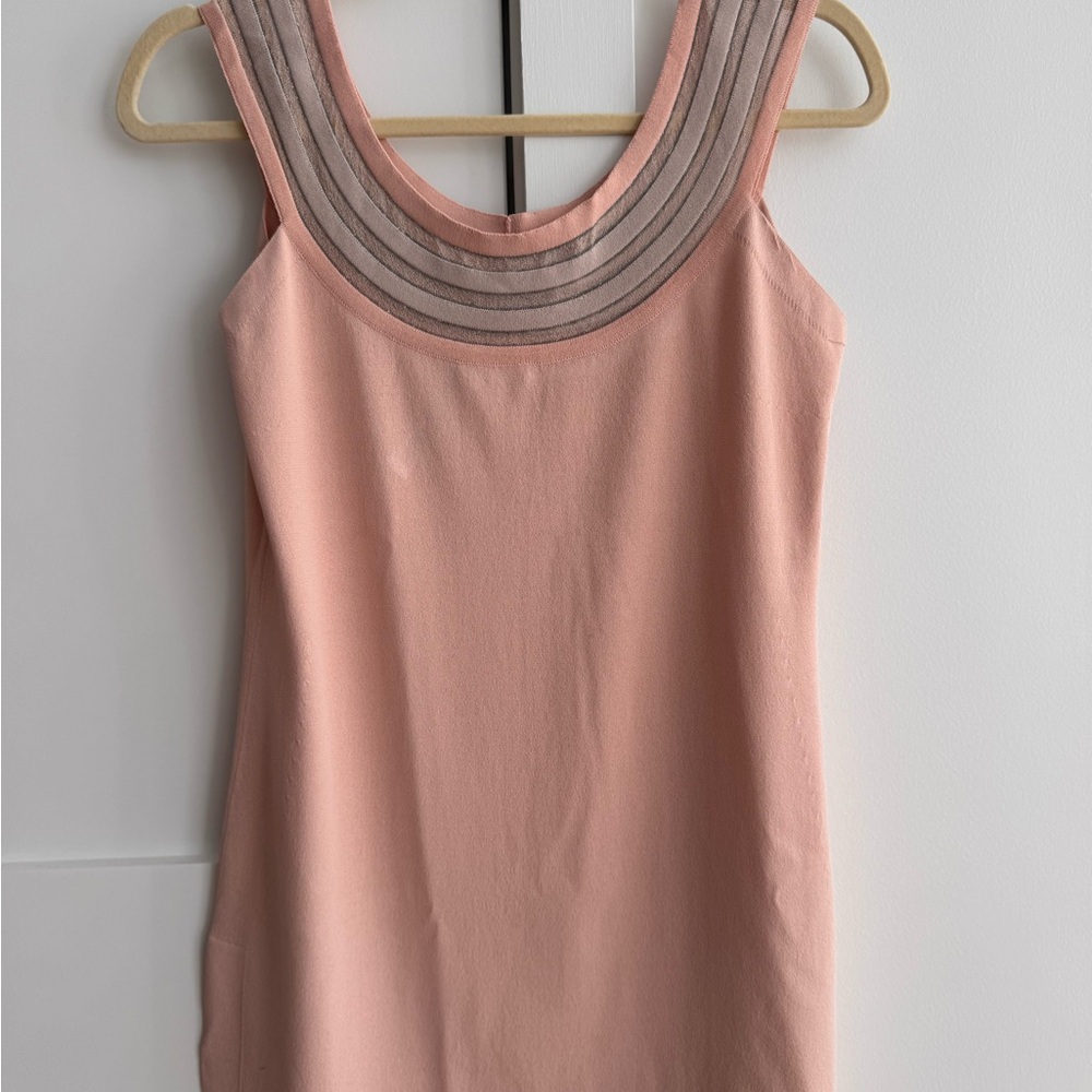 D.Exterior Light Pink Sleeveless Top size S